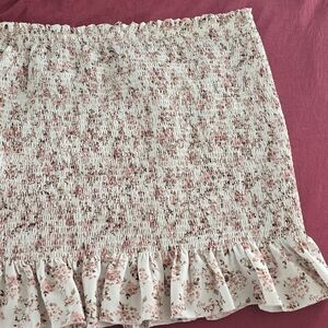 Floral Ruffle Skirt